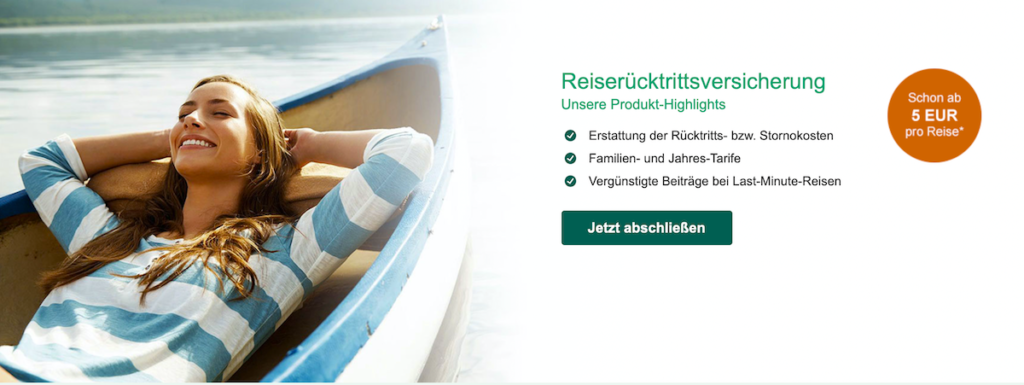 Reise Rücktrittsversicherung