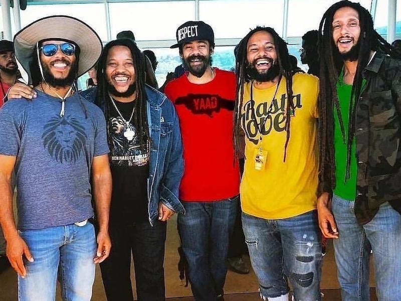 Jamaika Geschichte: Ziggy Marley, Stephen Marley, Damian Marley, Ky-Mani Marley & Julian Marley