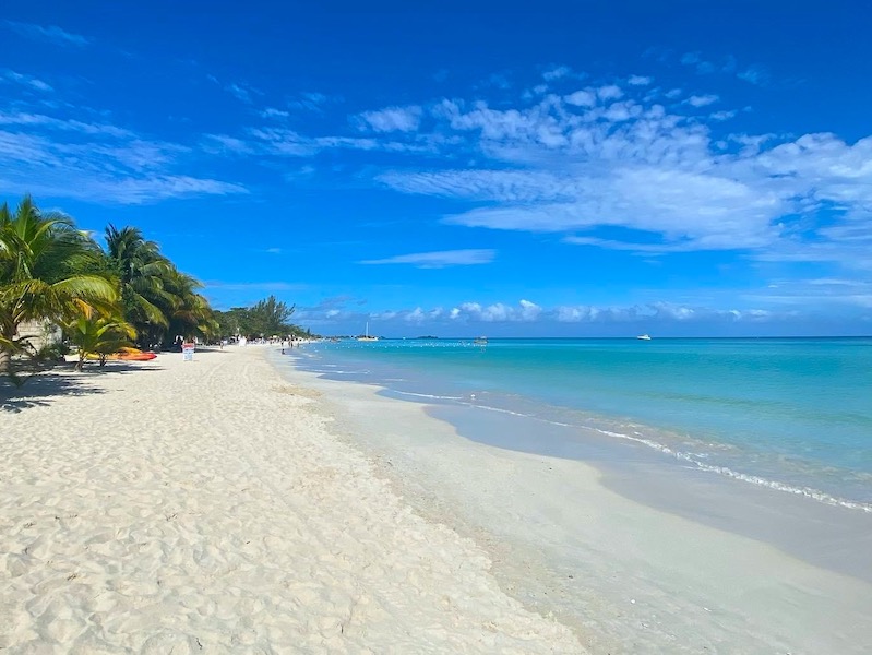 Seven Mile Beach in Jamaika