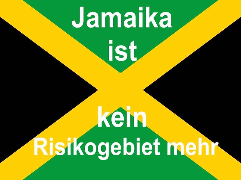 Jamaika ist kein Risikogebiet mehr