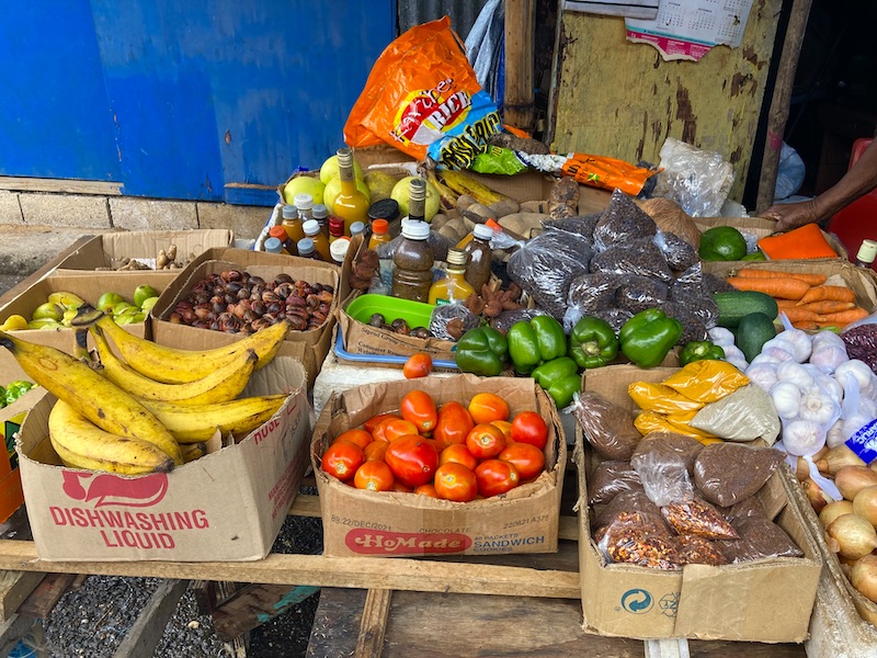 Jamaika Marktbesuch und Spezialitäten