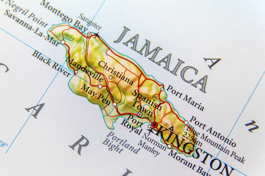 Jamaika Wissenswertes Karte